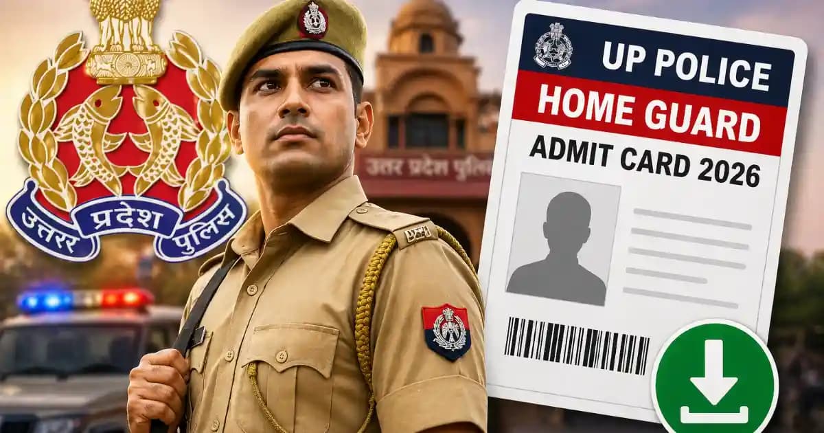 UP Police Home Guard Admit Card 2026 Download for 41424 Posts
