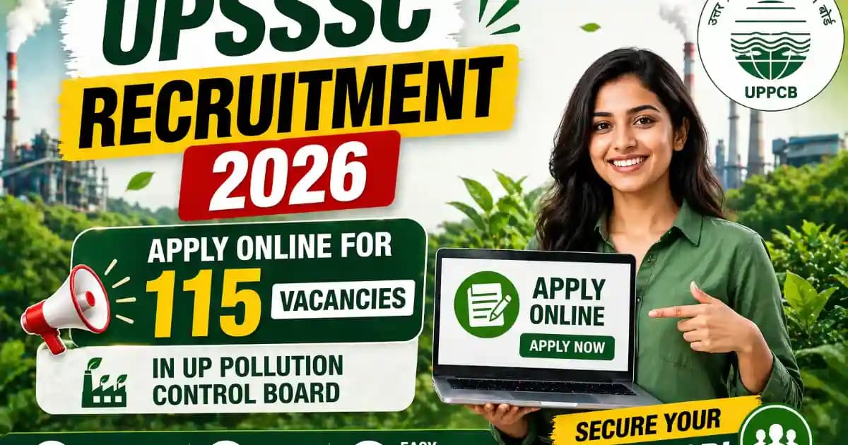 UPSSSC UPCB Recruitment 2026 Banner