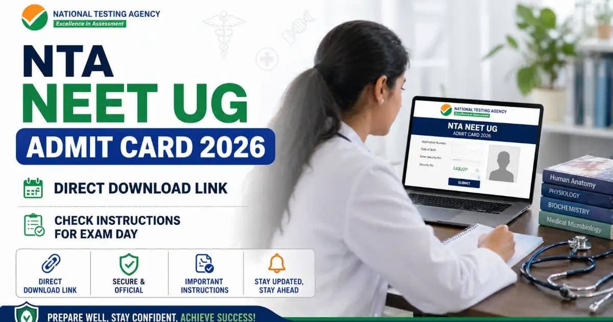NTA NEET UG Admit Card 2026 Download, Instructions for NEET on Exam centre | Sarkari Rank