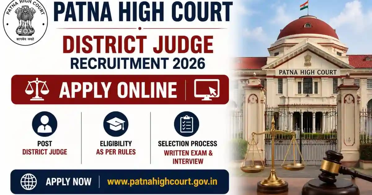 Patna High Court District Judge Recruitment 2026 – Apply Online for 08 Posts