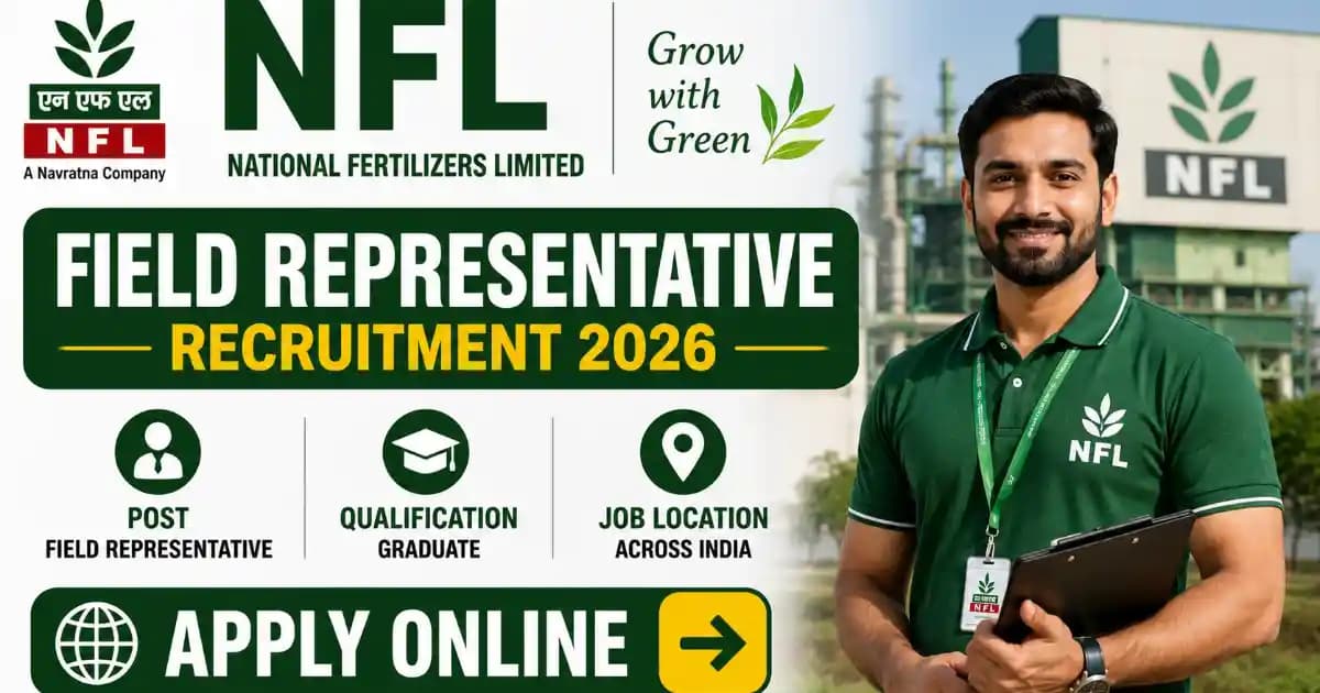 NFL Field Representative Recruitment 2026 – Apply Online for 40 Posts