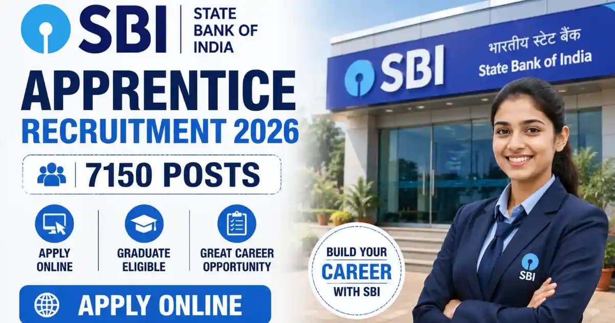 SBI Apprentice Recruitment 2026 – Apply Online for 7150 Posts