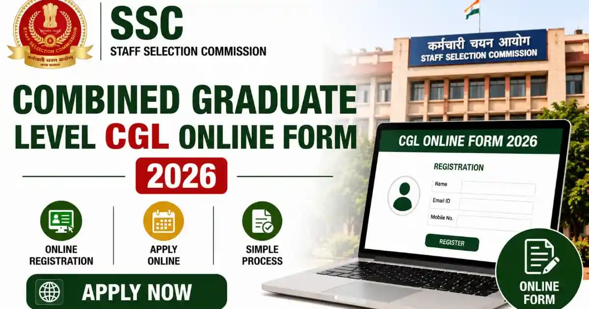 SSC CGL Recruitment 2026 – Apply Online for 12,256 Combined Graduate Level Posts