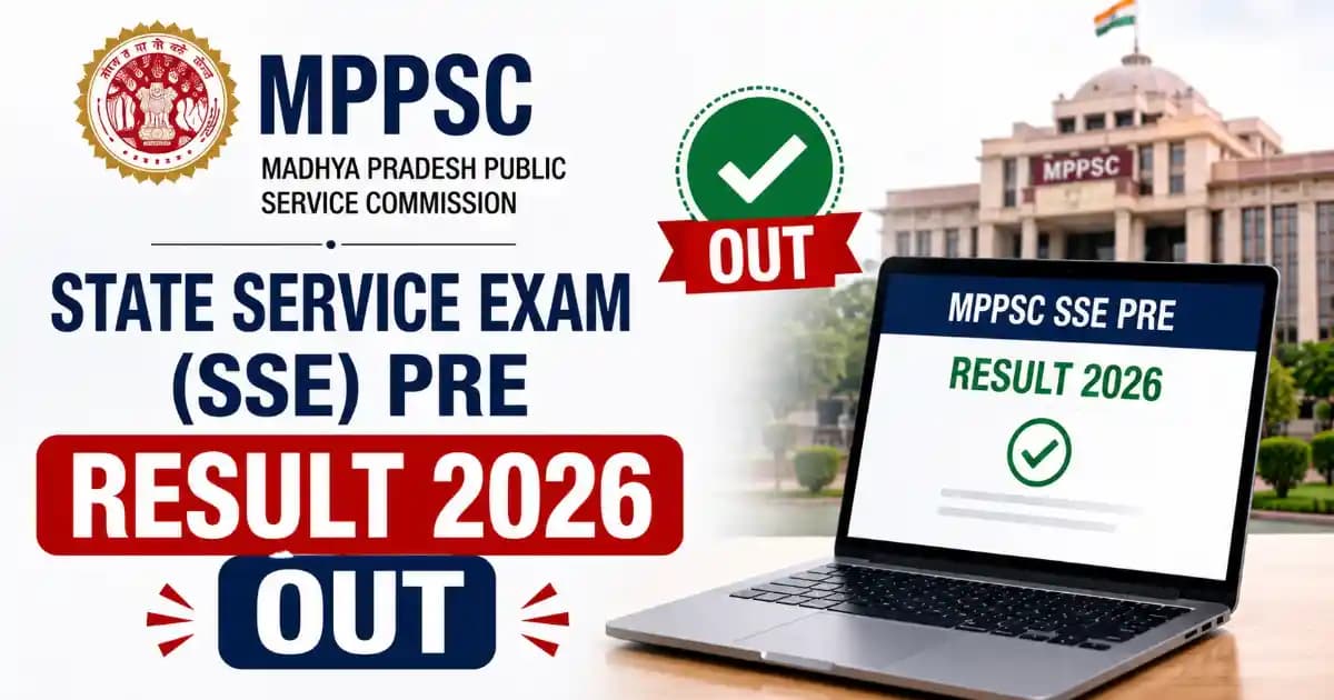 MPPSC State Service Exam Pre Result 2026 Out – Download SSE Merit List