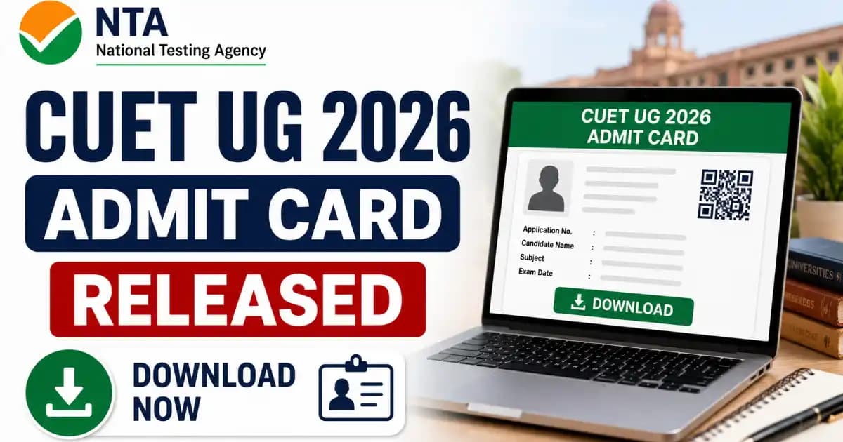 NTA CUET UG Admit Card 2026 Reschedule – Download Hall Ticket & Exam Schedule