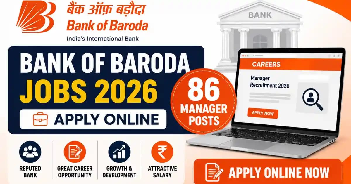 Bank of Baroda C&IC Recruitment Notification out, Apply Online for 86 Job Posts