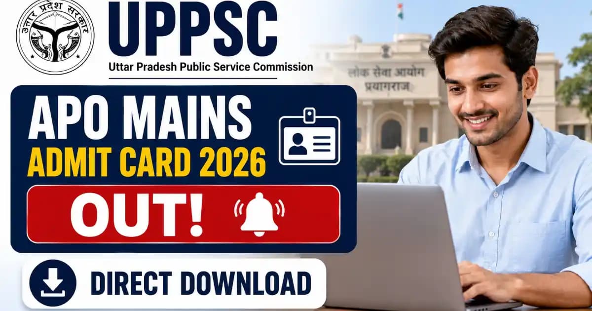 UPPSC Assistant Prosecution Officer APO 2025 Pre Result, Mains Admit Card 2026