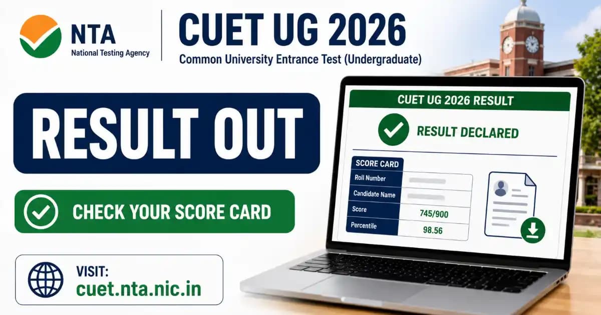 NTA CUET UG 2026 Result and Scorecard Download