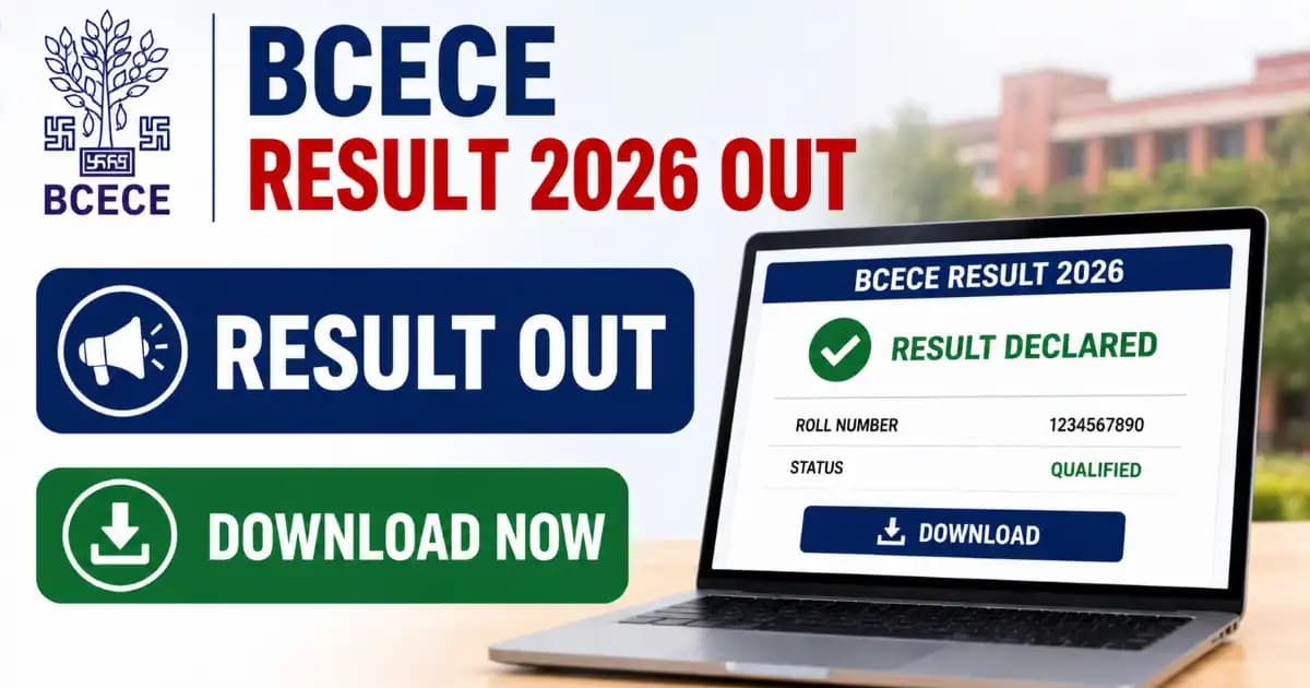 BCECE 2026 Rank Card and Result Download