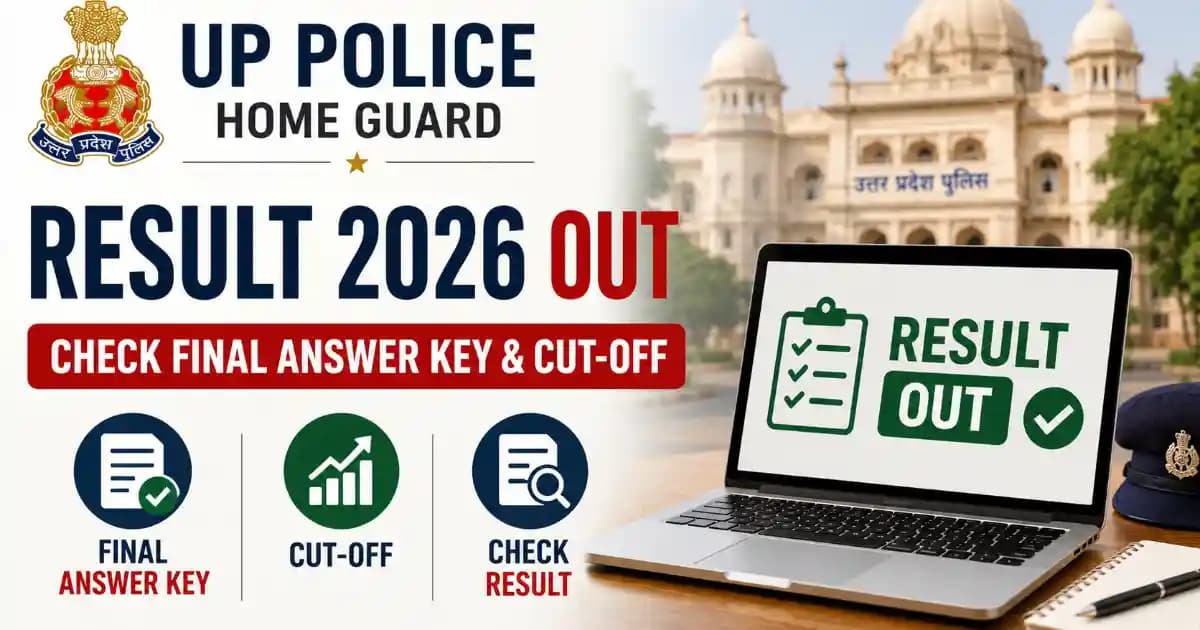 UP Police Home Guard Result 2026 Released– Check Merit List & Final Answer Key