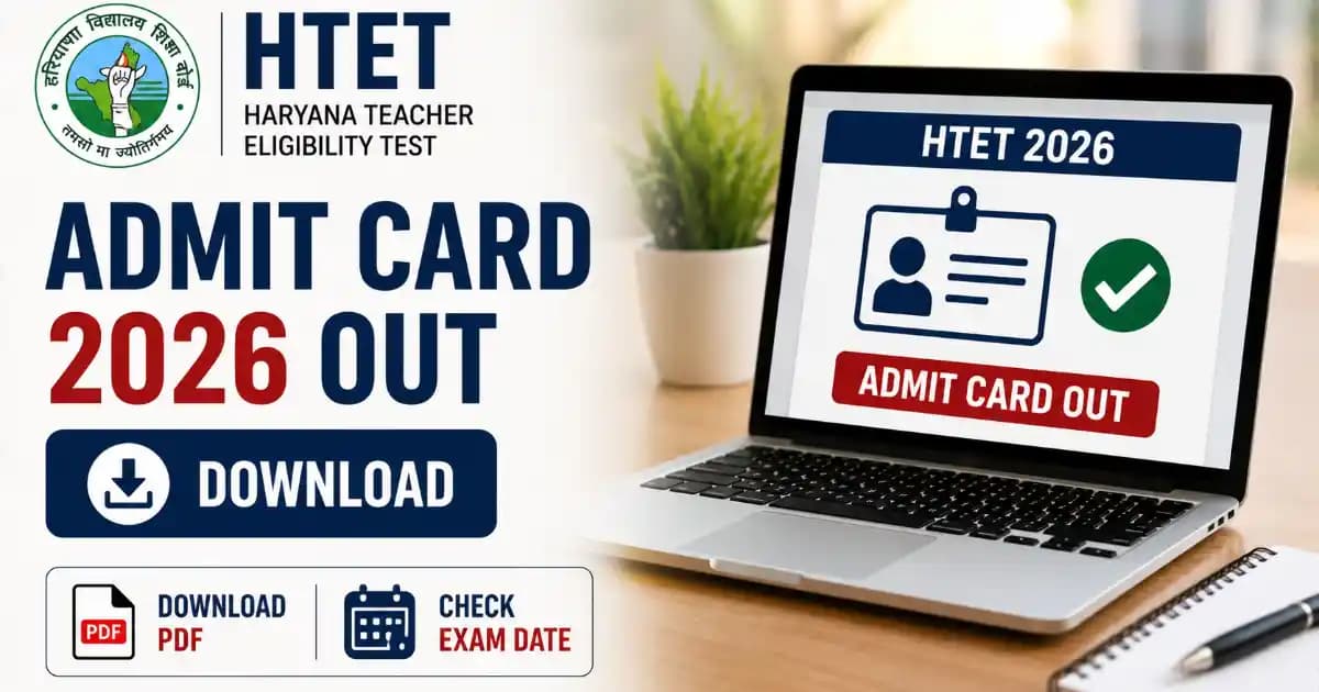HTET Admit Card 2026 – Download Haryana TET Hall Ticket & Exam City