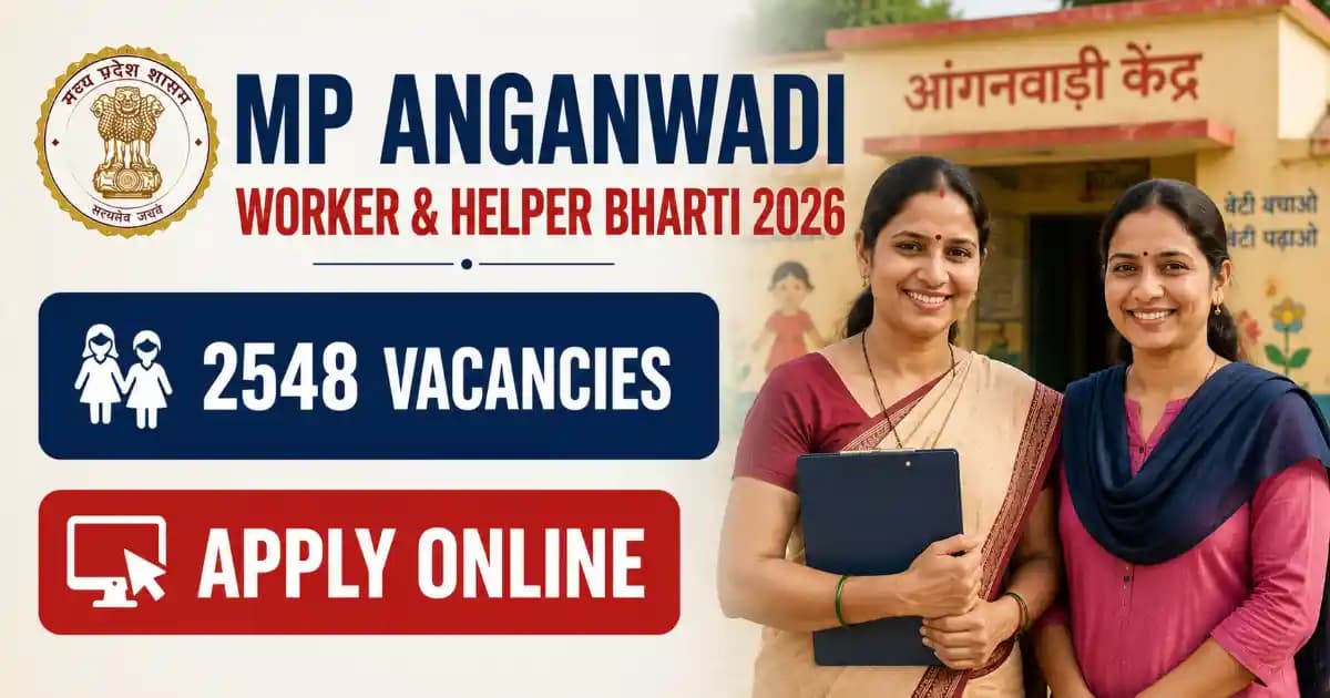 MP Anganwadi Worker & Helper Recruitment 2026