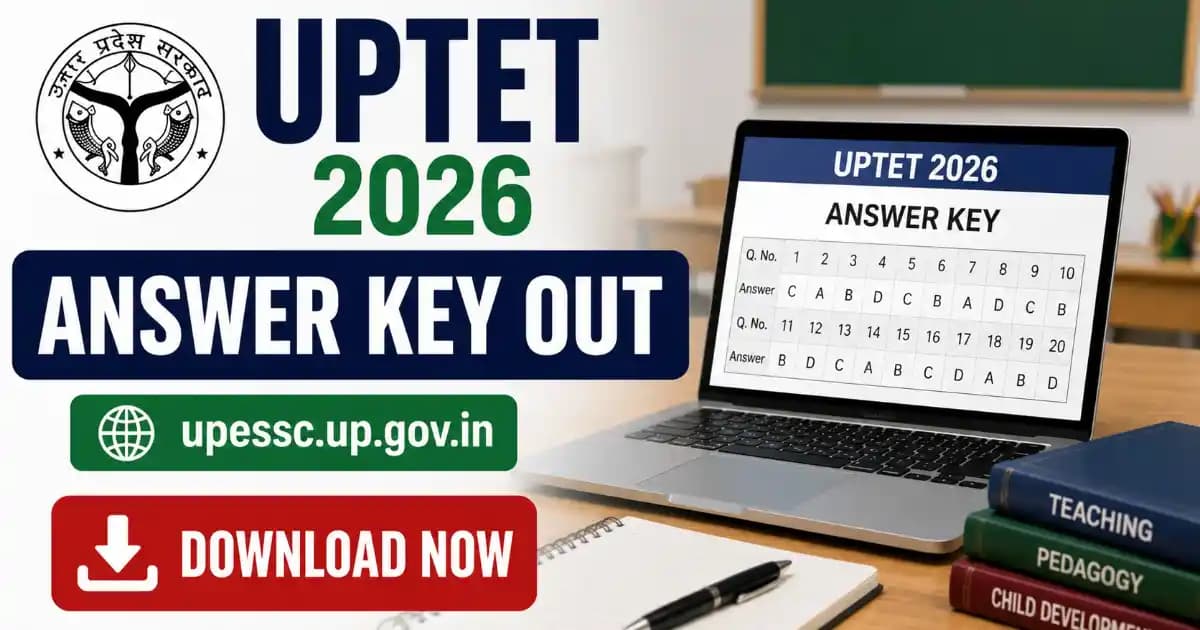 UPTET Answer Key 2026 Released