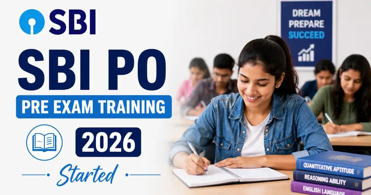 SBI PO Pre Exam Training 2026