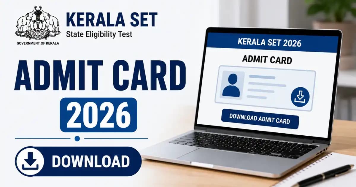 Kerala SET Admit Card 2026