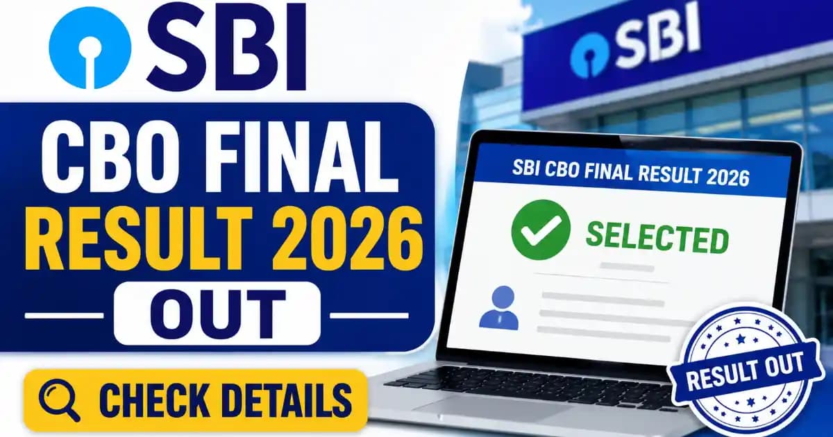 SBI CBO Final Result 2026 Declared – Download Merit List for 2050 Posts | Exam Khiladi
