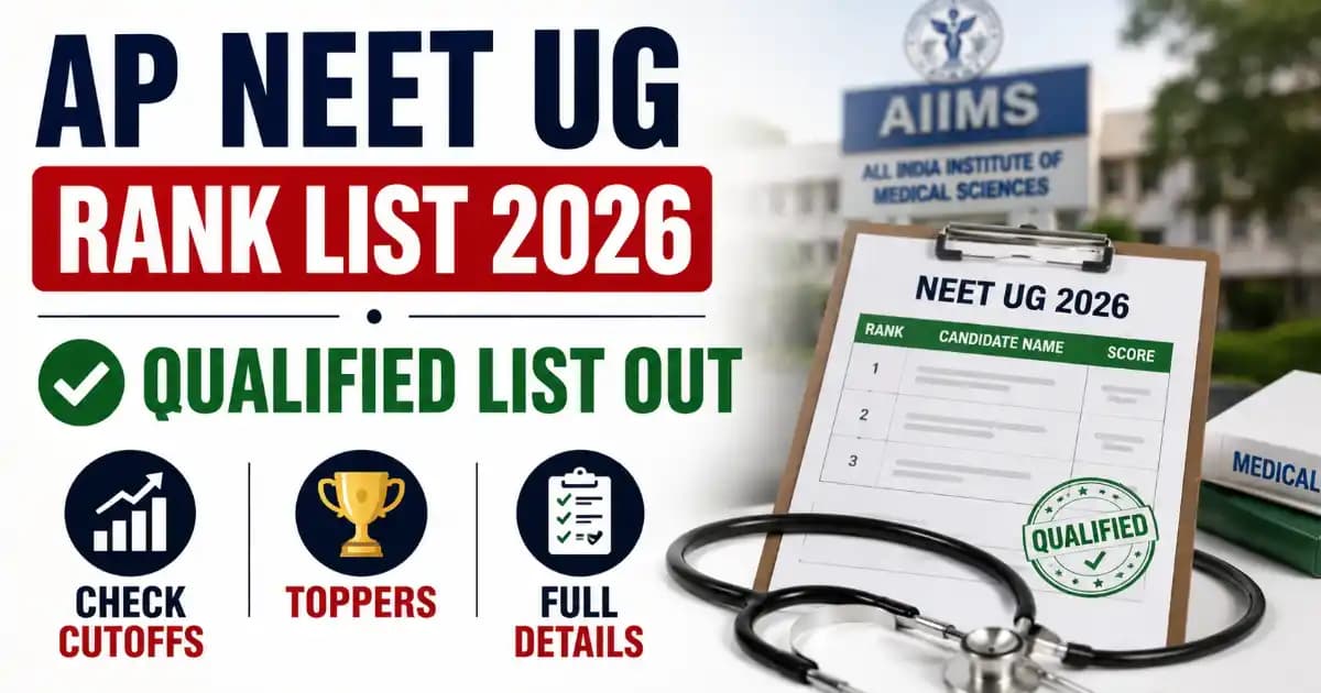 AP NEET UG Rank List 2026 – Qualified List & Toppers | Exam Khiladi