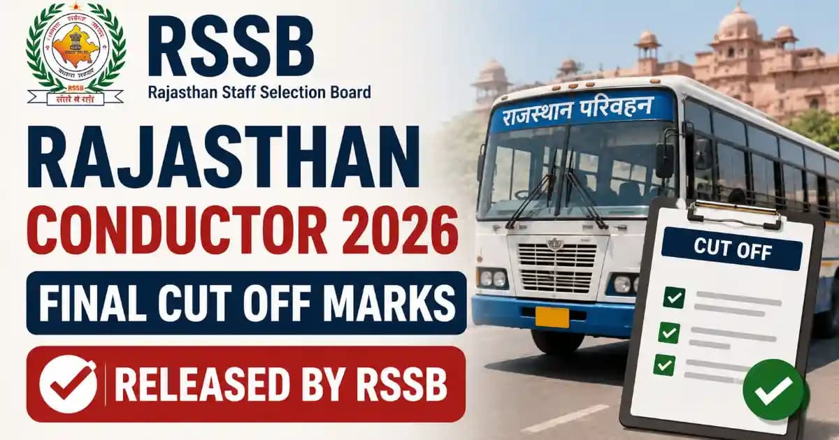 RSSB Conductor Final Result 2026 – Merit List & Cut Off | Exam Khiladi