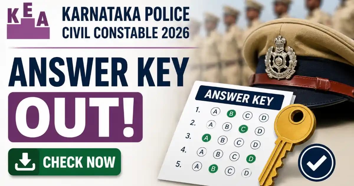 Karnataka Civil Police Constable Answer Key 2026 – KK Cadre | Exam Khiladi