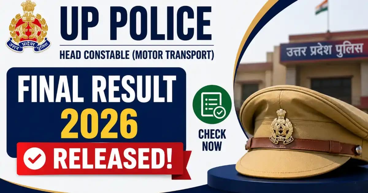 UP Police Head Constable Motor Transport Final Result 2026 Released | Exam Khiladi