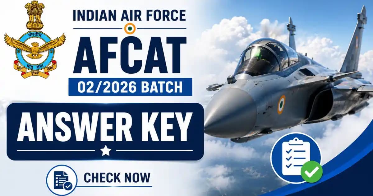 Indian Air Force AFCAT 02/2026 Answer Key – Download Now | Exam Khiladi