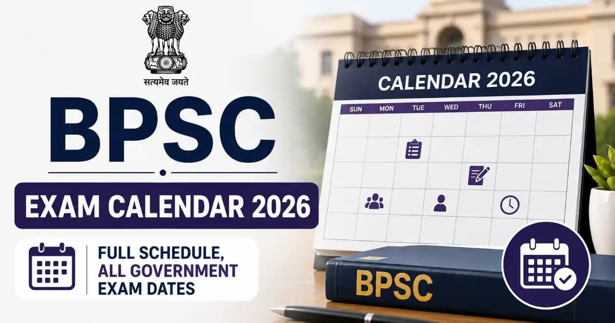 BPSC Exam Calendar 2026 – Full Schedule for All Bihar State Recruitments (Updated 14 August 2026) | Exam Khiladi