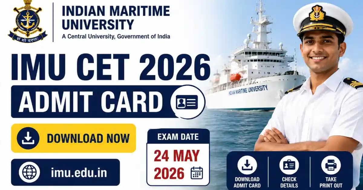 IMU CET Admit Card 2026 Out – Download Entrance Exam Hall Ticket