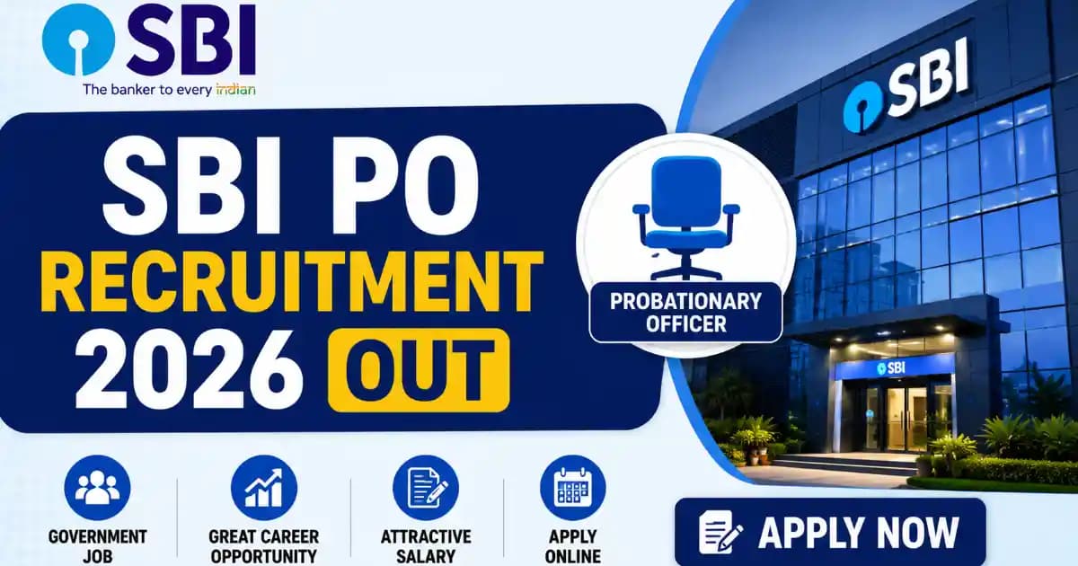 SBI PO Recruitment 2026 Online Form – Apply for 1500 Probationary Officer Posts