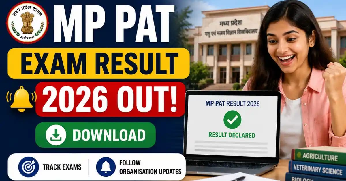 MPESB PAT Result 2026 Out: Download Pre Agriculture Test Scorecard