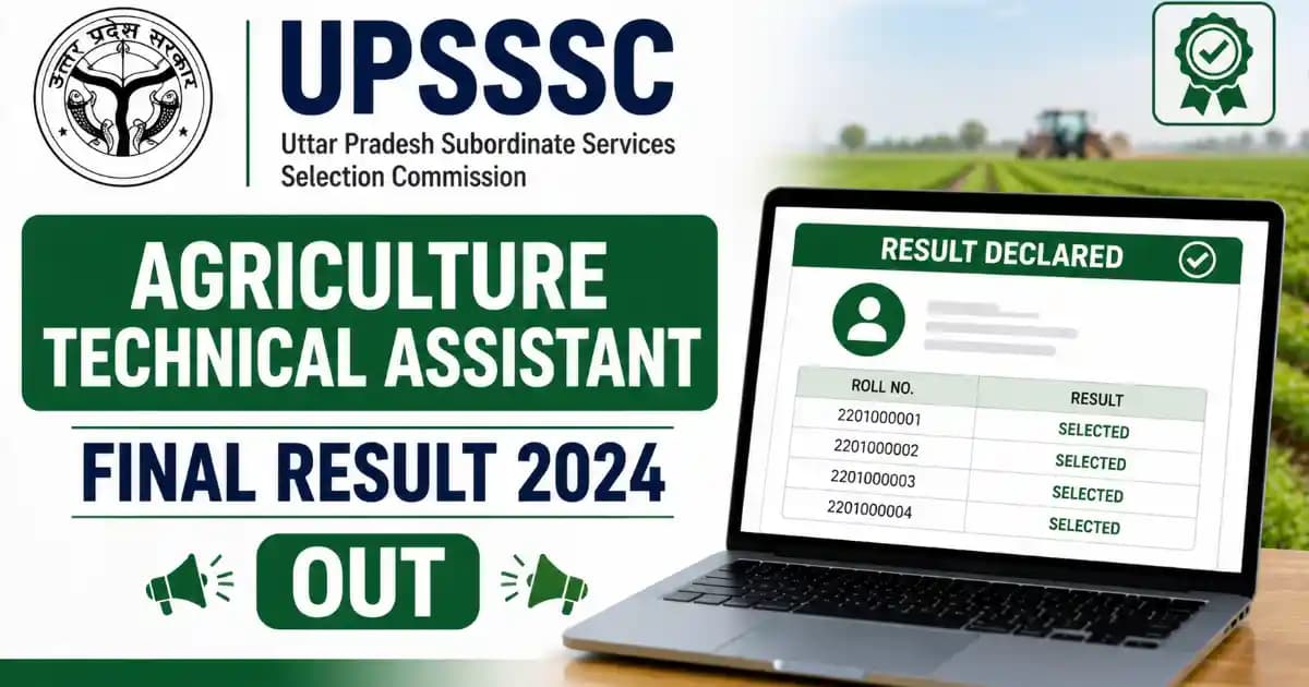 UPSSSC AGTA 2024 Final Result UPSSSC AGTA 2024 Final Result and Merit List Download