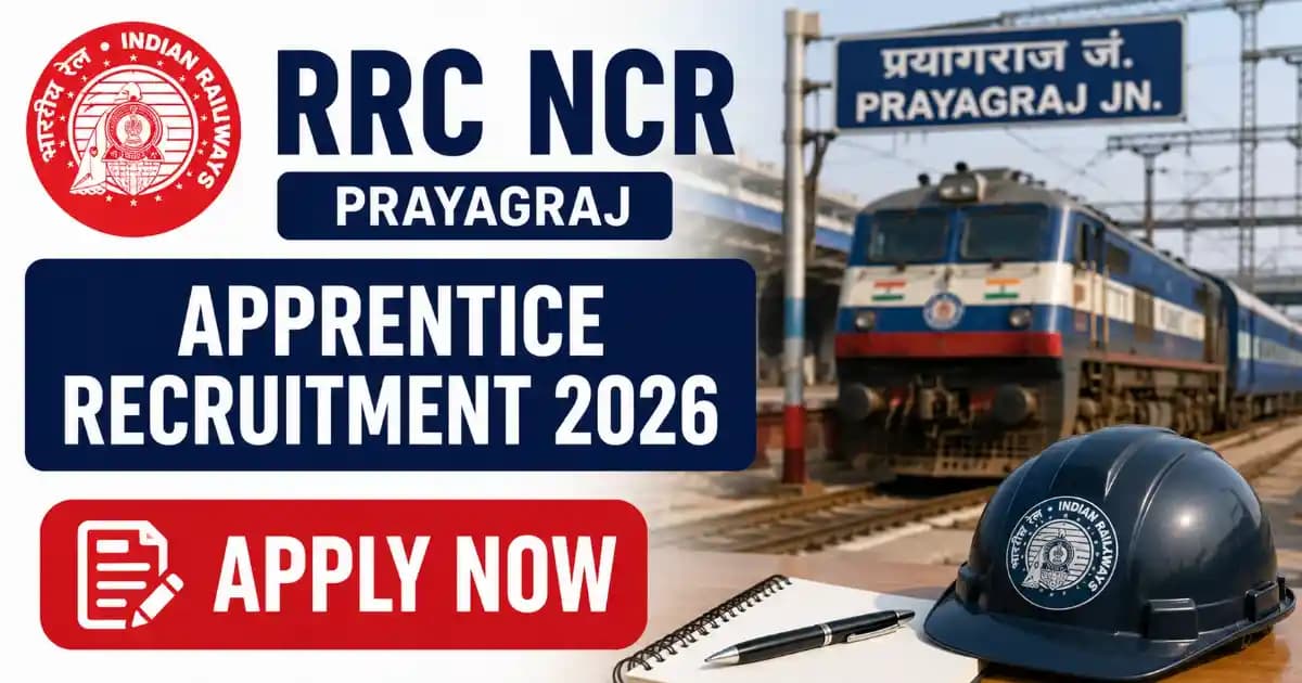 RRC NCR Prayagraj Apprentice Recruitment 2026 – Apply Online for 1853 Posts