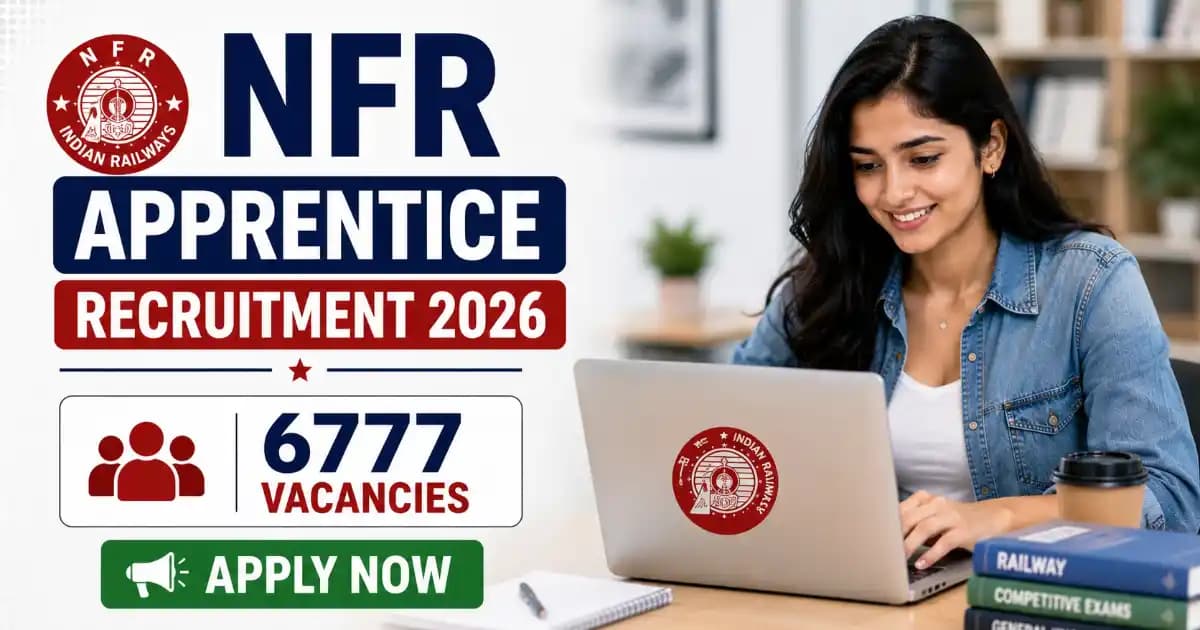 NFR Apprentice Recruitment 2026 – Apply Online for 6777 Posts