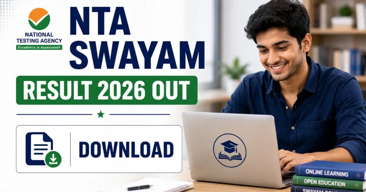 NTA SWAYAM January 2026 Semester Result Declared for 829 Courses