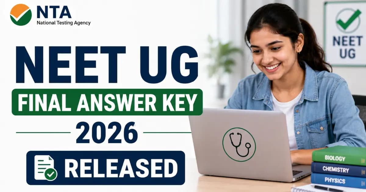 NEET UG Final Answer Key 2026 NTA NEET UG Final Answer Key 2026