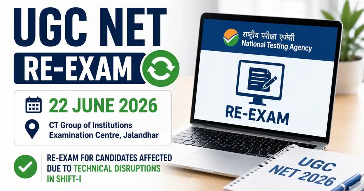 ugc-net-june-2026-jalandhar-re-exam-update Official Update: UGC NET June 2026 Jalandhar Re-Exam Announced | Exam Khiladi