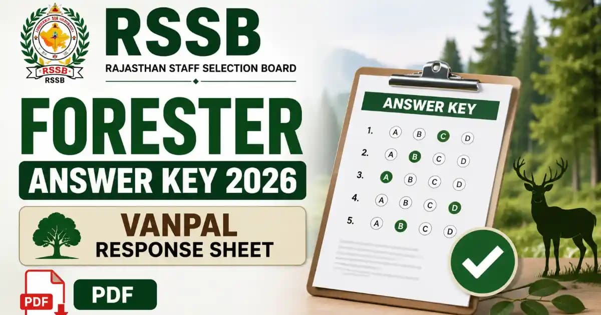 rssb-forester-answer-key-2026-released-check-your-marks RSSB Forester Answer Key 2026 Released – Download Vanpal Response Sheet | Exam Khiladi