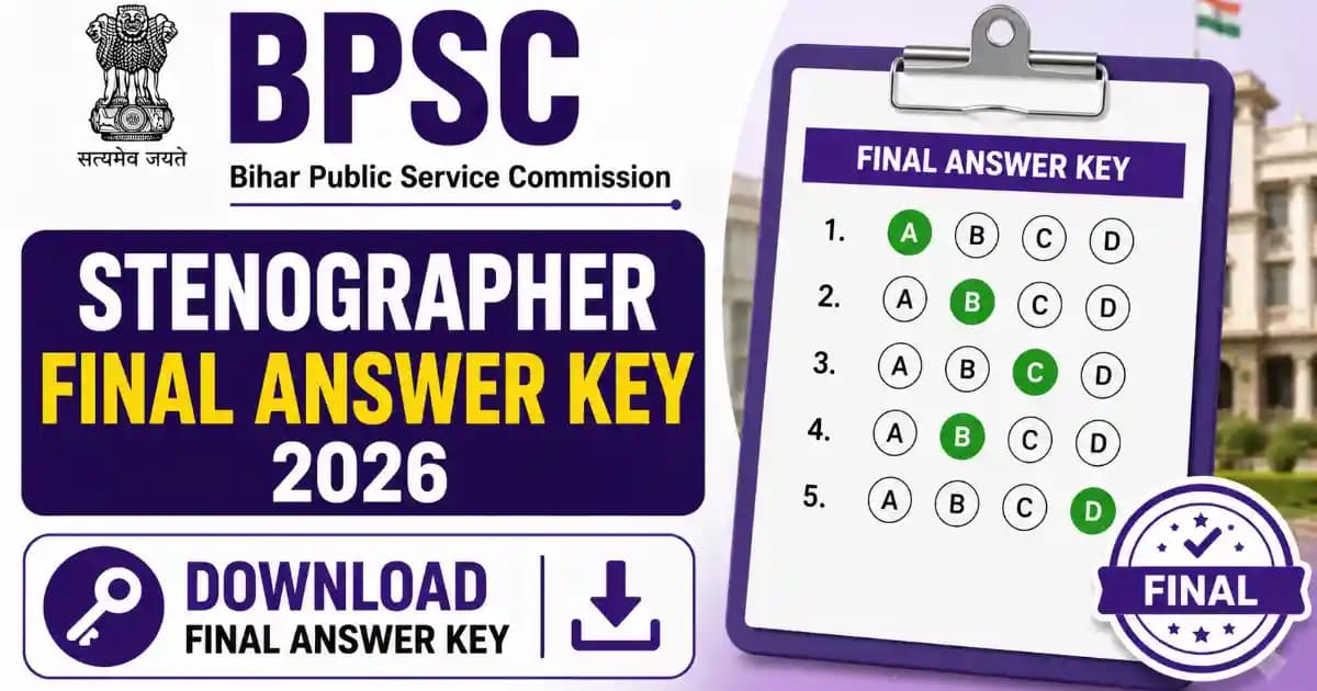 bpsc-stenographer-answer-key-2026 BPSC Stenographer Final Answer Key 2026 – Download PDF | Exam Khiladi