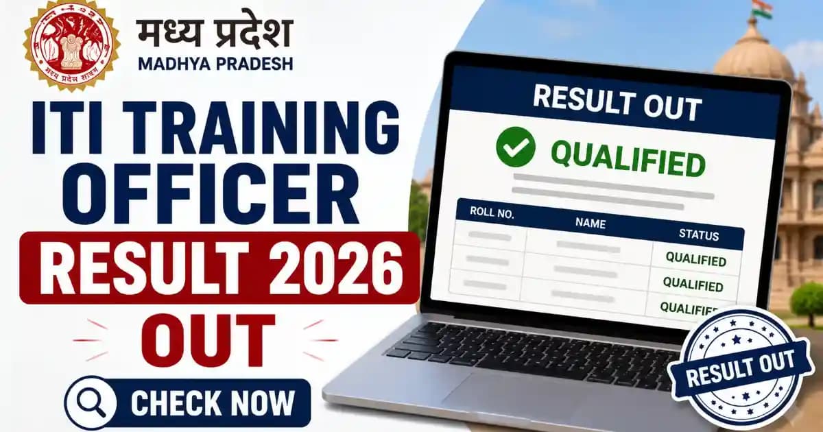 MPESB ITI Training Officer Result 2026 Out – Download Merit List for 1120 Posts