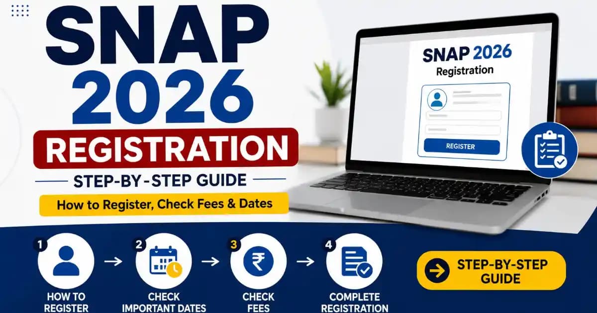 SNAP 2026 Registration – Step-by-Step Guide How to Register, Check Fees & Dates
