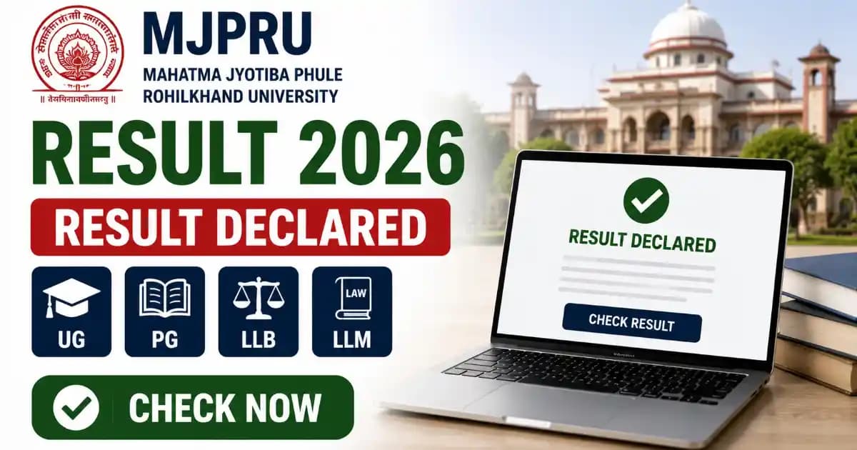 MJPRU Result 2026 – UG, PG, LLB & LLM Results Declared