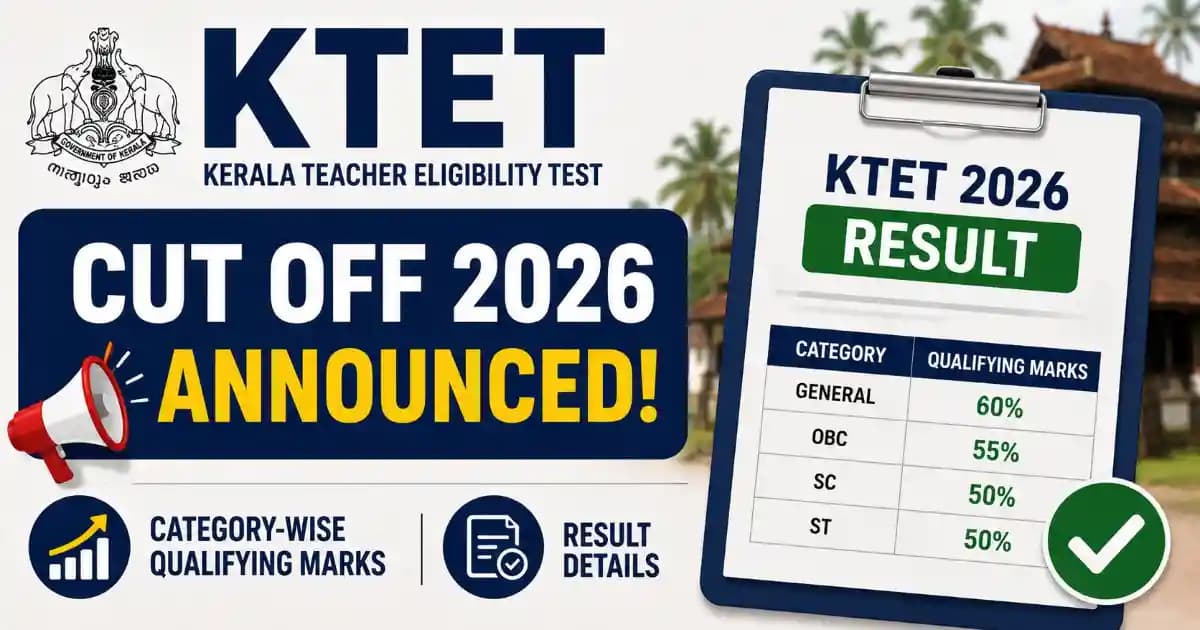 KTET Cut Off 2026 – Category-Wise Qualifying Marks Explained