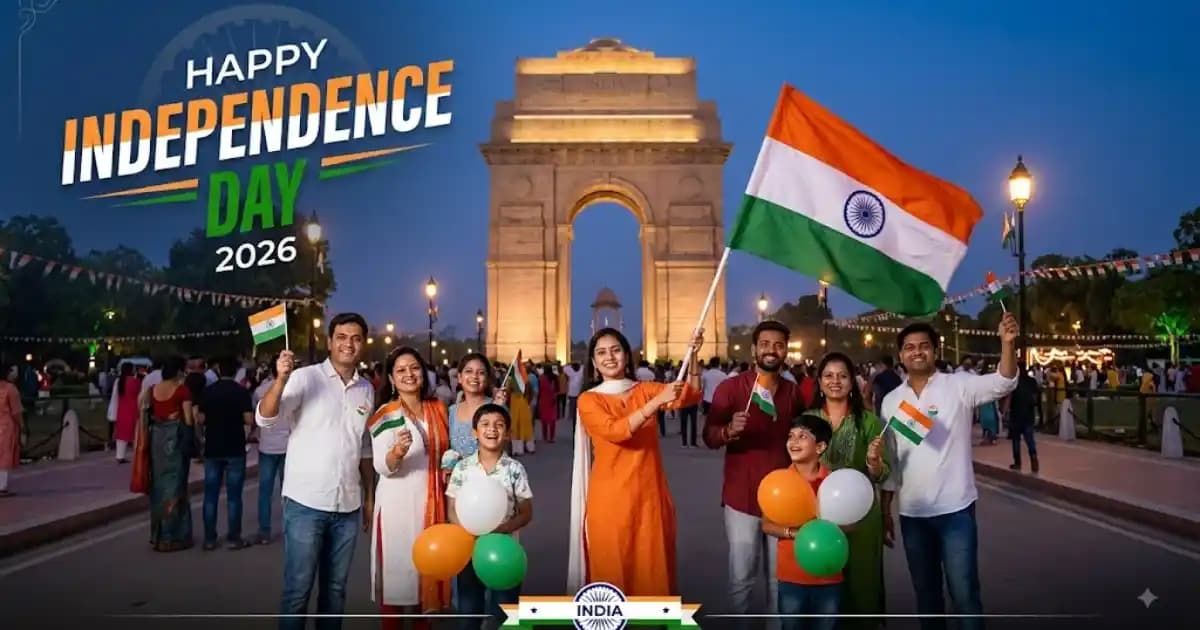 Top 20 Wishes FOR Happy Independence Day 2026 – Best Whatsapp, Shayari SMS & Hindi Messages
