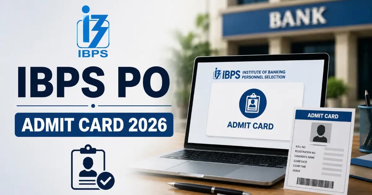 ibps-po-admit-card-2026 IBPS CRP PO/ MT XVI 16th Admit Card 2026 Out for 7365 Post | Exam Khiladi