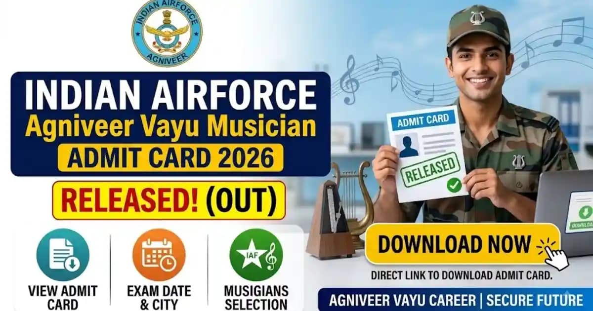 airforce-agniveer-vayu-musician-admit-card-01-2027 Indian Airforce Agniveer Vayu Musician Intake 01/2027 Admit Card | Exam Khiladi