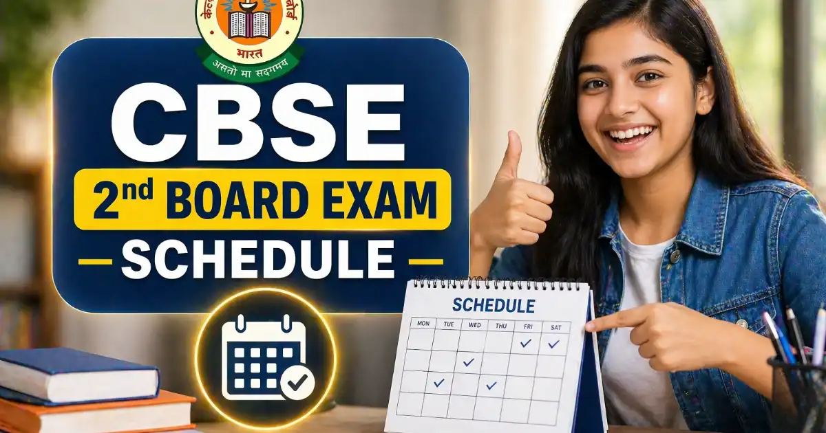 CBSE Class 10th Second Board Exam Time Table 2026 Released – Download ...